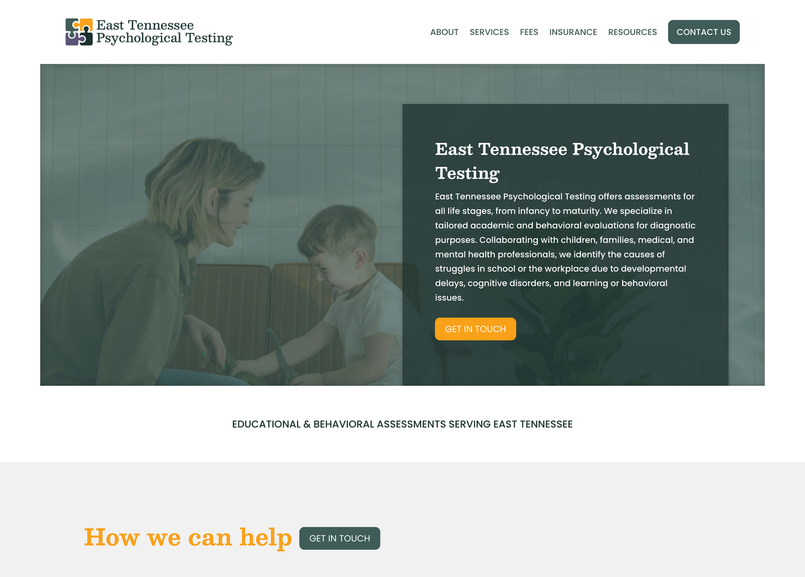 East Tennessee Psychological Testing