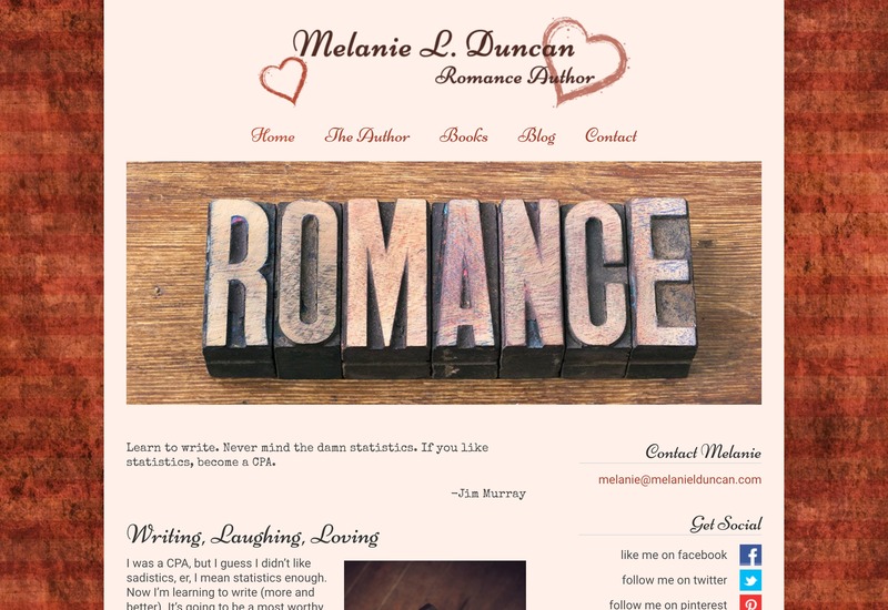 Melanie L. Duncan, Romance Author