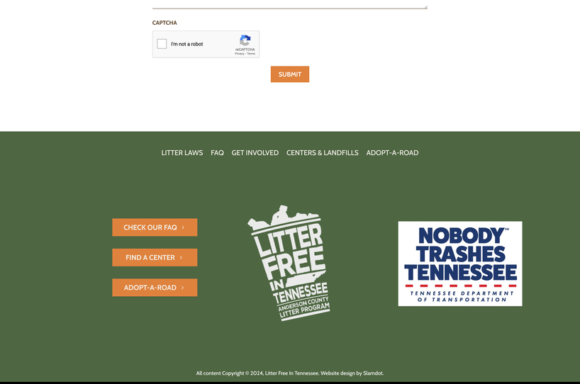 Litter Free in Tennessee - Anderson County Litter Program