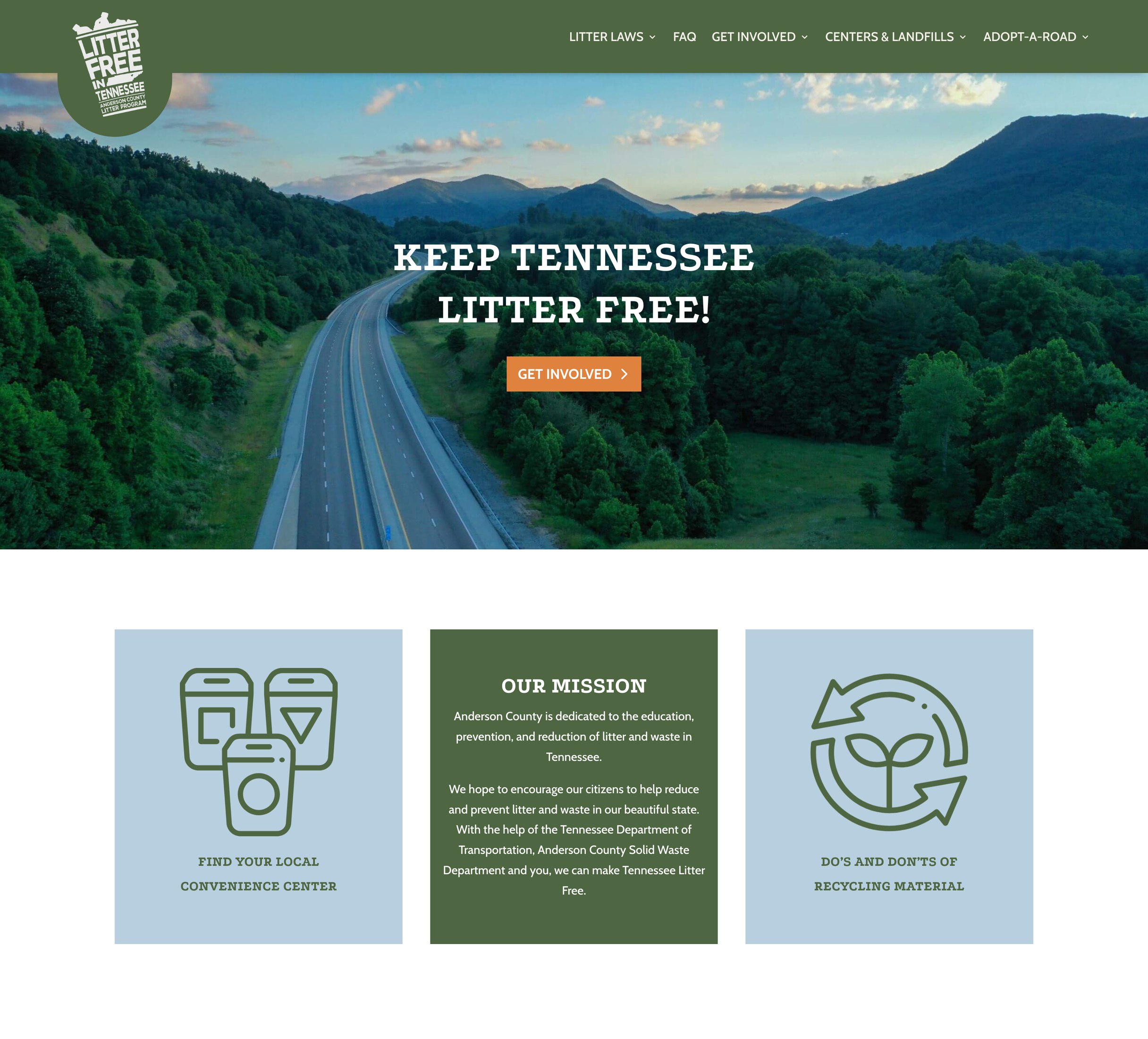 Litter Free in Tennessee - Anderson County Litter Program