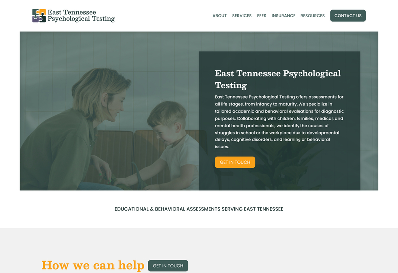 East Tennessee Psychological Testing