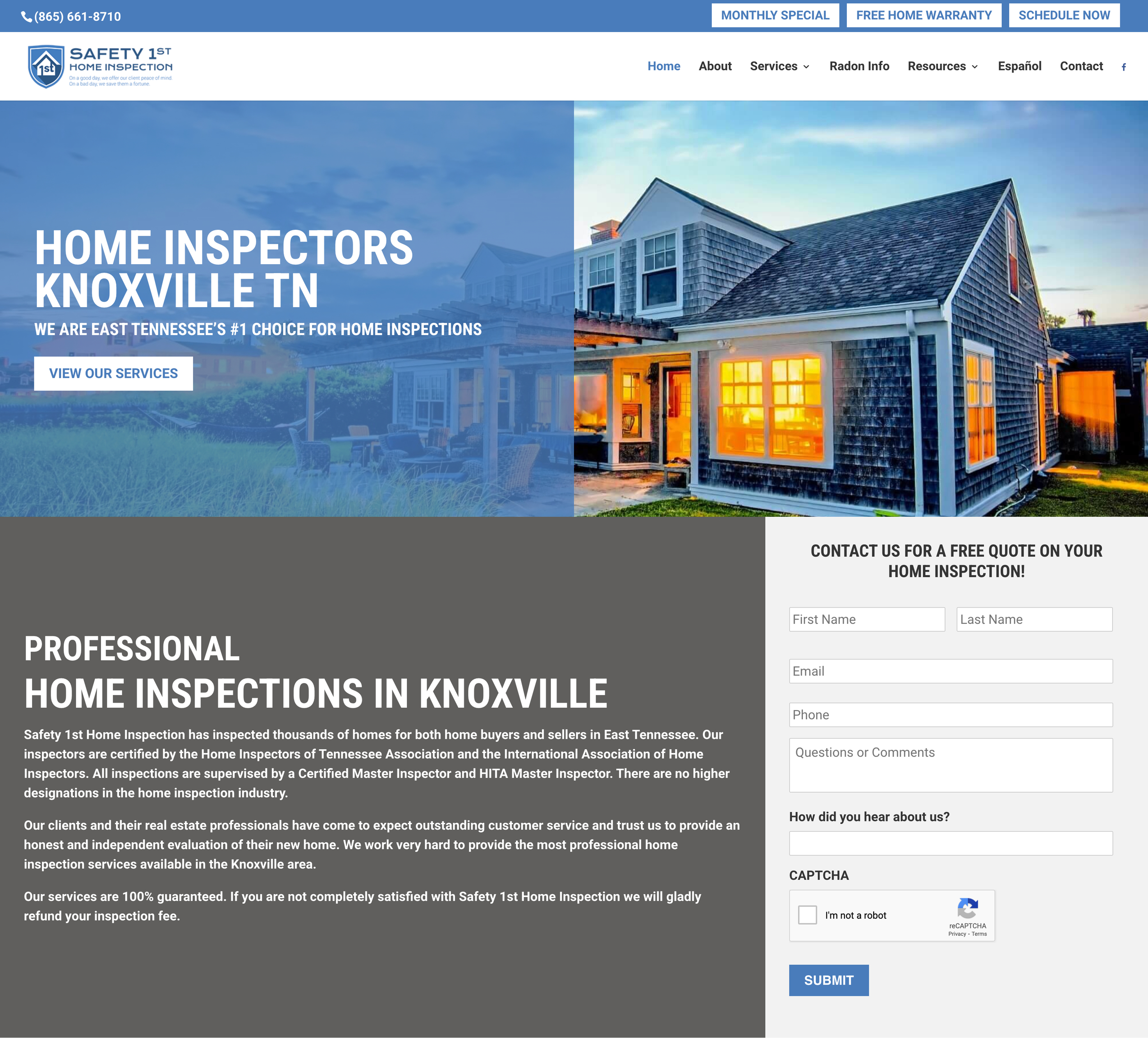 Safety 1st Home Inspection