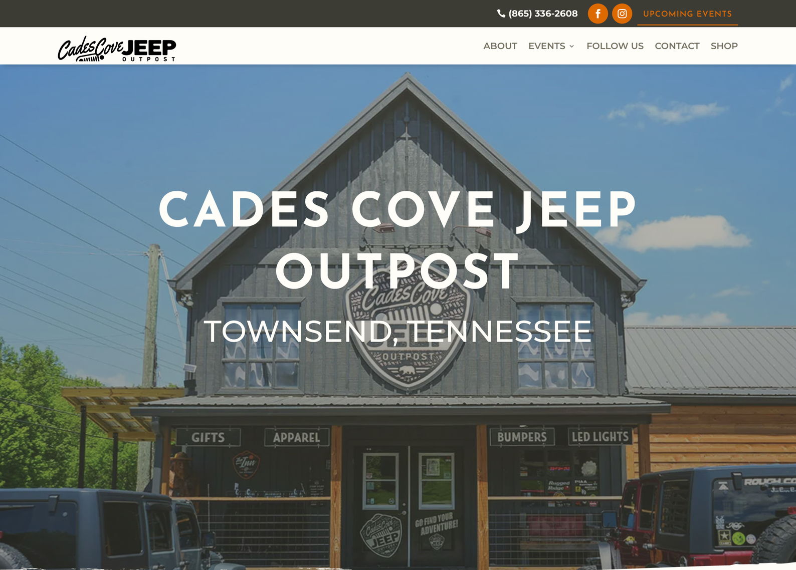 Cades Cove Jeep Outpost