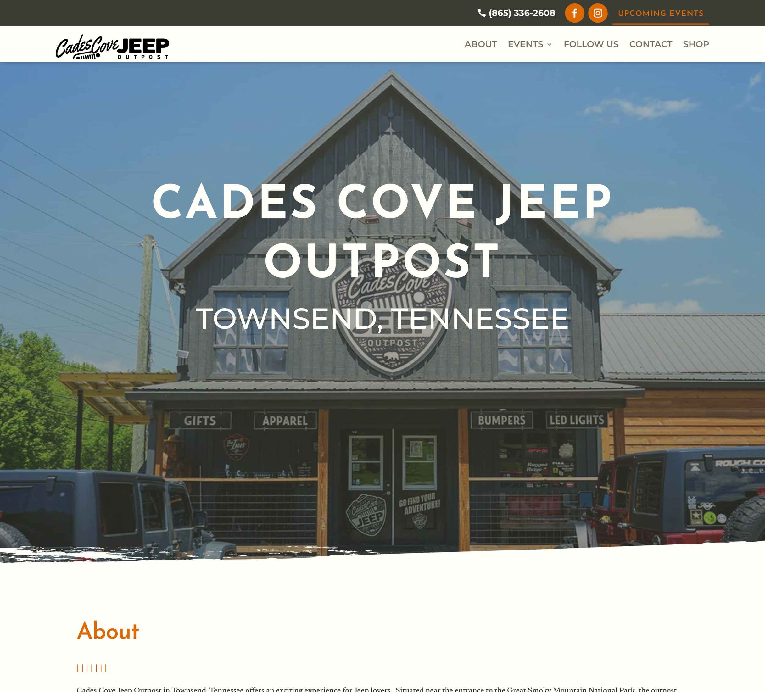 Cades Cove Jeep Outpost