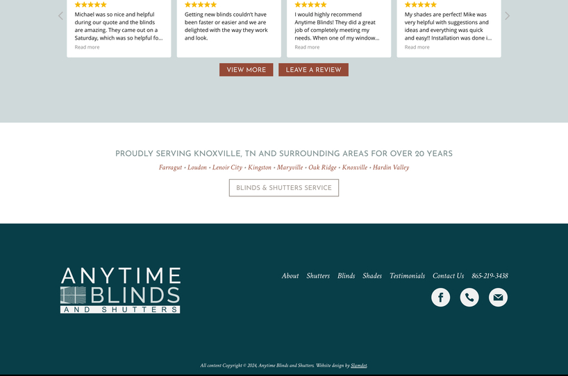 Anytime Blinds and Shutters