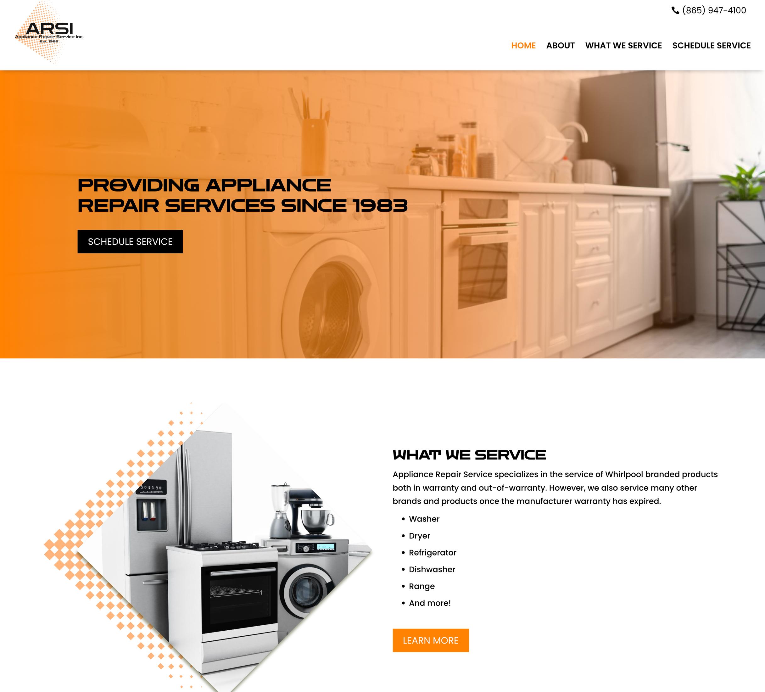 Appliance Repair Service, Inc.